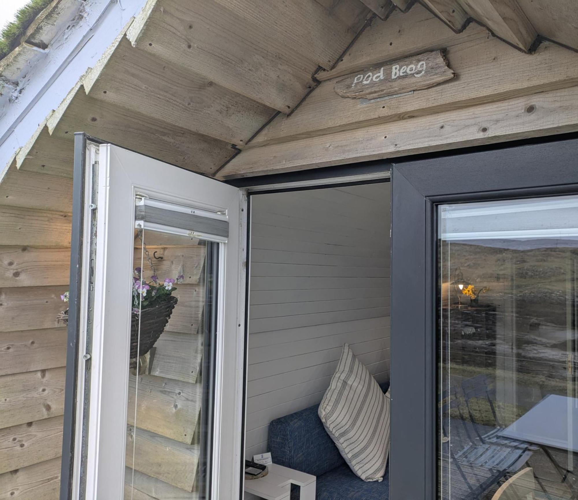 Willa Glamping Pod For 2 Pod Beag Na Haun Eriskay Zewnętrze zdjęcie