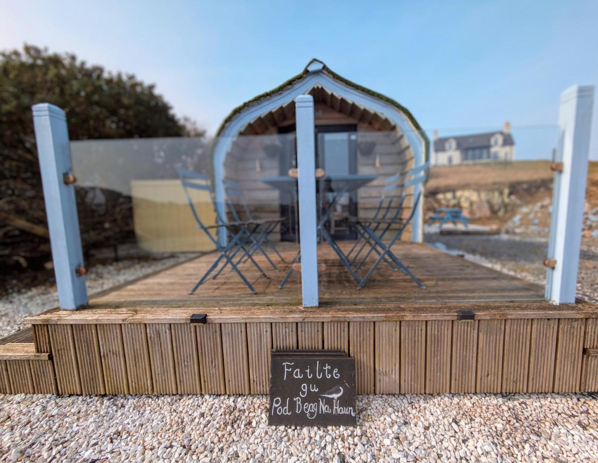 Willa Glamping Pod For 2 Pod Beag Na Haun Eriskay Zewnętrze zdjęcie